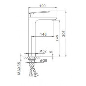 Смеситель для раковины Frap F1052-57