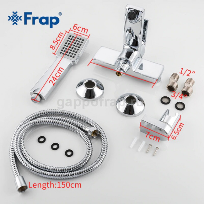 Смеситель для ванны Frap F3246 — купить в интернет-магазине GappoFrap