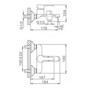 Смеситель для ванны Frap F3241