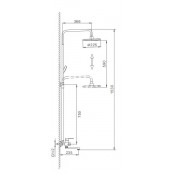 Душевая стойка Frap F2441 Душевая стойка Frap F2441