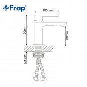 Смеситель для раковины Frap F1042