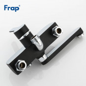 Душевая стойка Frap F2442, черный хром Душевая стойка Frap F2442, черный хром