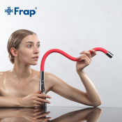 Смеситель для кухни Frap F4043 с гибким силиконовым изливом