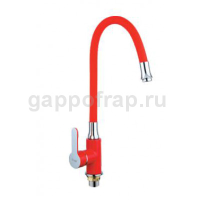 Смеситель для кухни Frap F4043 с гибким силиконовым изливом