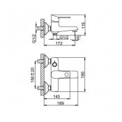 Смеситель для ванны Frud R32121