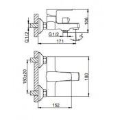 Смеситель для ванны Frud R32301