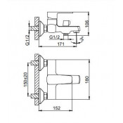 Смеситель для ванны Frud R32303