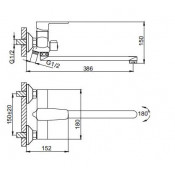 Смеситель для ванны Frud R22303