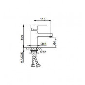 Смеситель для раковины Frud R10072 Смеситель для раковины Frud R10072