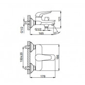 Смеситель для ванны Frud R32102