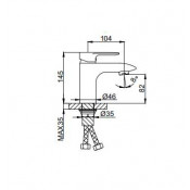 Смеситель для раковины Frud R10106