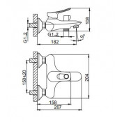 Смеситель для ванны Frud R32113