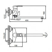 Смеситель для ванны Frud R22066