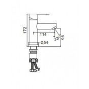 Смеситель для раковины Frap F10801 Смеситель для раковины Frap F10801