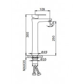 Смеситель для раковины Frap F1048-2