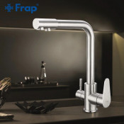 Смеситель для кухни Frap F4348 с подключением фильтра питьевой воды