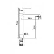 Смеситель для раковины Frap F10899 Смеситель для раковины Frap F10899