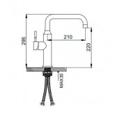 Смеситель для кухни Frap F40899-8