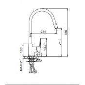 Смеситель для кухни Frap F4453-04
