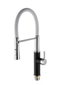 Смеситель для кухни Frap F4452-7 с гибким силиконовым изливом