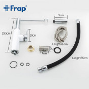 Смеситель для кухни Frap F4452-8 с гибким силиконовым изливом