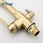 Смеситель для кухни Frap F4399-4 с подключением фильтра питьевой воды