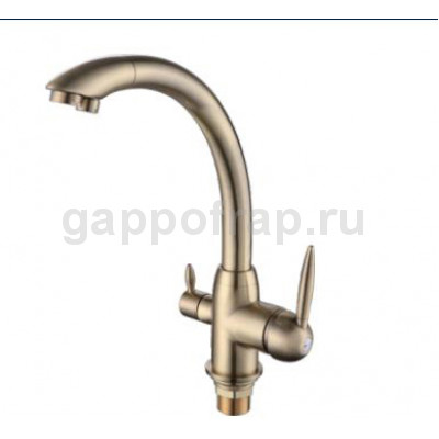 Смеситель для кухни Frap F4399-4 с подключением фильтра питьевой воды