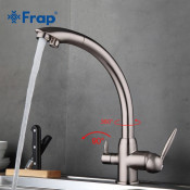 Смеситель для кухни Frap F4399-5 с подключением фильтра питьевой воды