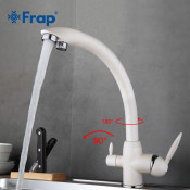 Смеситель для кухни Frap F4399-8 с подключением фильтра питьевой воды