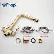 Смеситель для кухни Frap F4352-4 с подключением фильтра питьевой воды