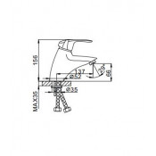 Смеситель для раковины Frap F1005