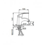 Смеситель для раковины Frap F1021