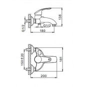 Смеситель для ванны Frap F3221