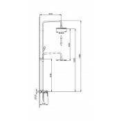 Душевая стойка Frap F2431