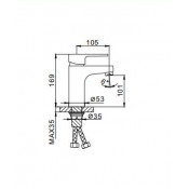Смеситель для раковины Frap F1030-4
