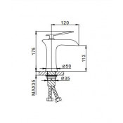 Смеситель для раковины Frap F1052-51