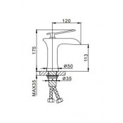 Смеситель для раковины Frap F1052-52