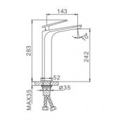 Смеситель для раковины Frap F1058-2