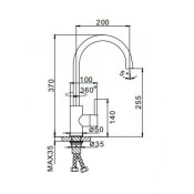 Смеситель для кухни Frap F4052