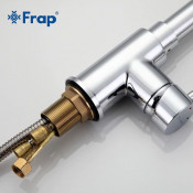 Смеситель для кухни Frap F6052 с выдвижным изливом