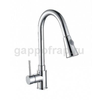 Смеситель для кухни Frap F6052 с выдвижным изливом