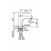 Смеситель для раковины Frap F1064