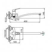 Смеситель для ванны Frap F2213-1