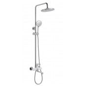 Душевая стойка Frap F2449, белый хром