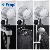 Душевая стойка Frap F2449, белый хром