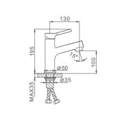 Смеситель для раковины Frap F1044-8