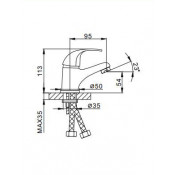 Смеситель для раковины Frap F1015