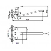 Смеситель для ванны Frap F2216