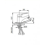 Смеситель для раковины Frap F1016