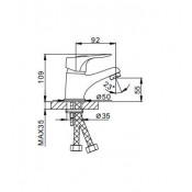 Смеситель для раковины Frap F1037